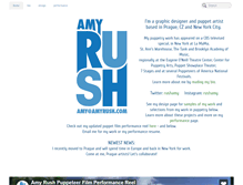 Tablet Screenshot of amyrush.com